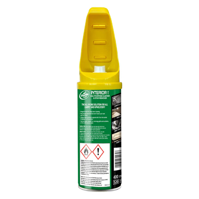 OXY INTERIOR 1 MULTI-PURPOSE CLEANER & CAR SEAT STAIN REMOVER 400 ML