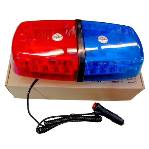 ROOF POLICE LIGHT RED & BLUE