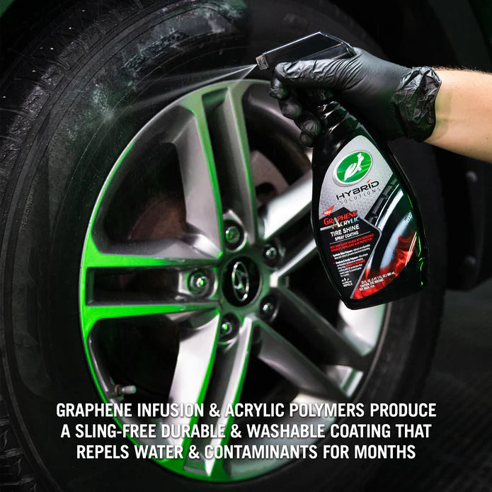 HYBRID SOLUTIONS GRAPHENE ACRYLIC TIRE SHINE SPRAY COATING 680 ML
