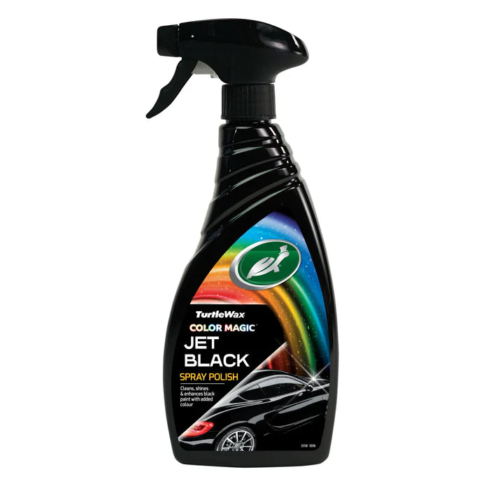 JET BLACK SPRAY POLISH BLACK 500 ML