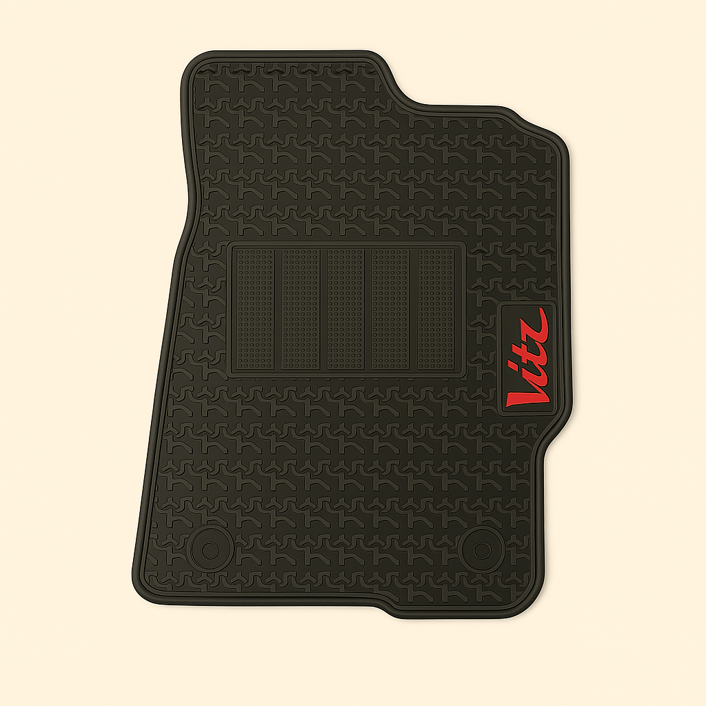 FLOOR MATT RUBBER VITZ 2014 OEM FITTING