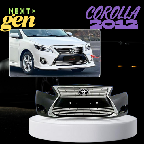 FRONT BUMPER LEXUS STYLE CHROME COROLLA 2012